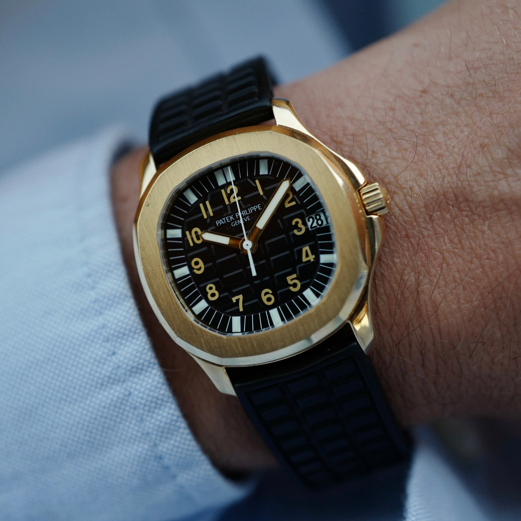 Patek Philippe - Patek Philippe Yellow Gold Aquanaut Watch Ref. 5066 (New Arrival) - The Keystone Watches