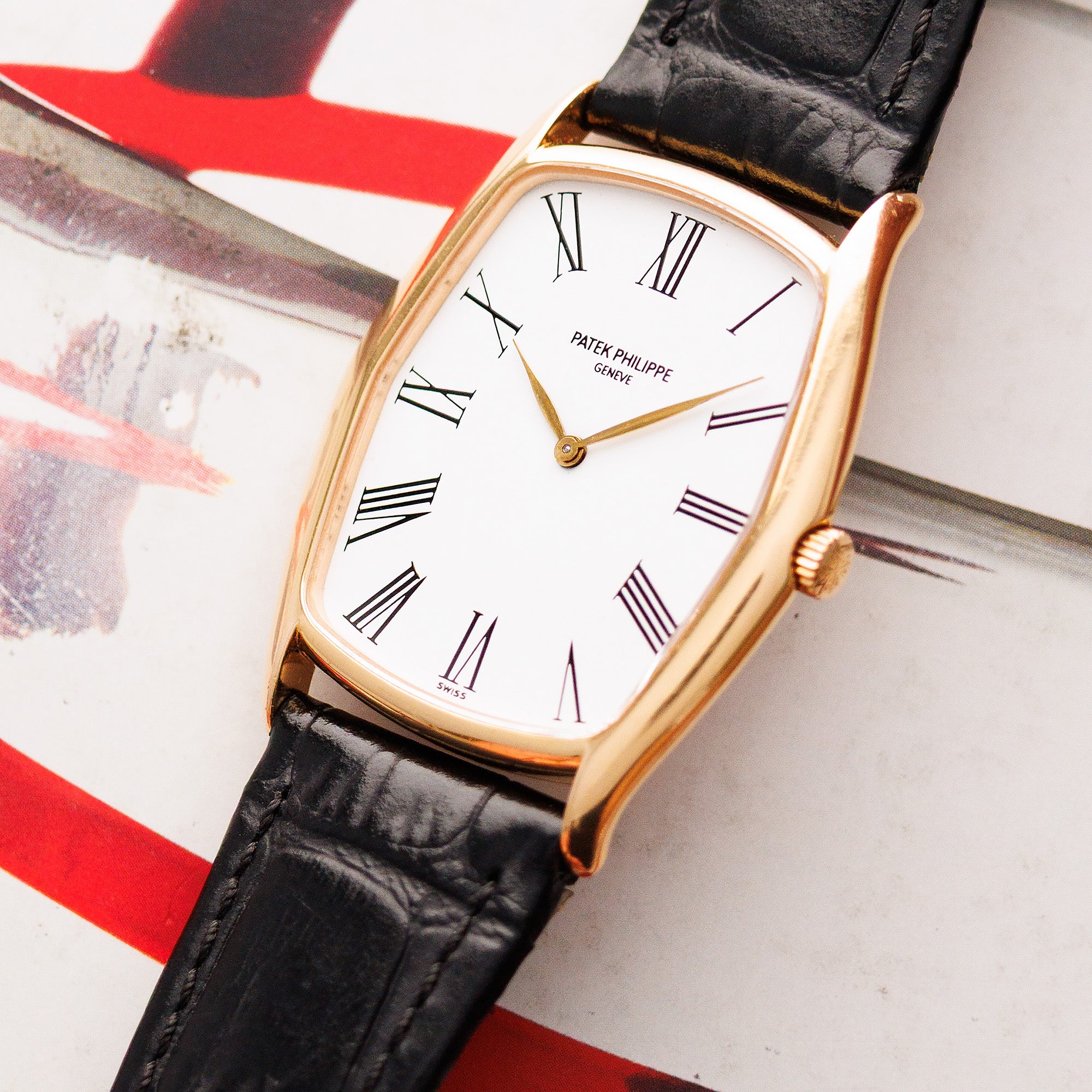 Patek Phillipe Yellow Gold Gondolo Watch Ref. 3842