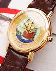Ulysse Nardin Yellow Gold San Marco Enamel Watch Ref. 131-77-9