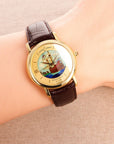 Ulysse Nardin Yellow Gold San Marco Enamel Watch Ref. 131-77-9