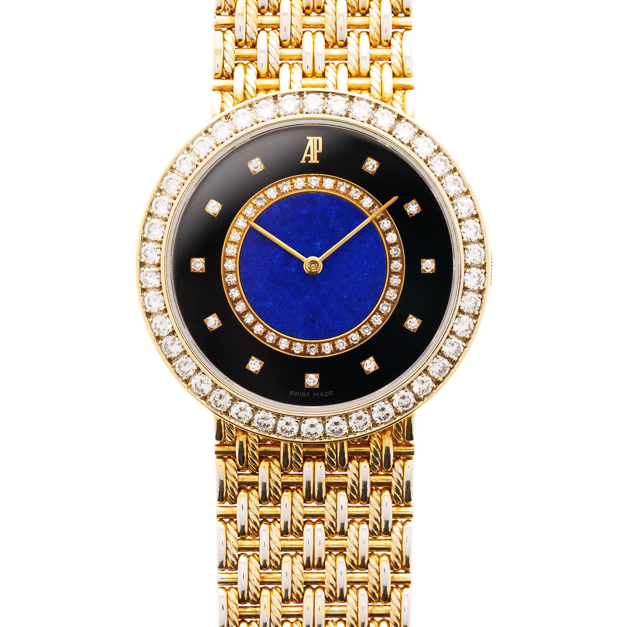 Audemars Piguet Yellow Gold Onyx & Lapis Ref. 14743