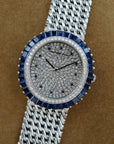 Audemars Piguet White Gold Diamond & Sapphire Watch Ref. 14781 with Original Warranty (New Arrival)