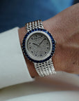 Audemars Piguet White Gold Diamond & Sapphire Watch Ref. 14781 with Original Warranty (New Arrival)