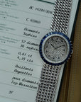 Audemars Piguet White Gold Diamond & Sapphire Watch Ref. 14781 with Original Warranty (New Arrival)