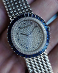 Audemars Piguet White Gold Diamond & Sapphire Watch Ref. 14781 with Original Warranty (New Arrival)
