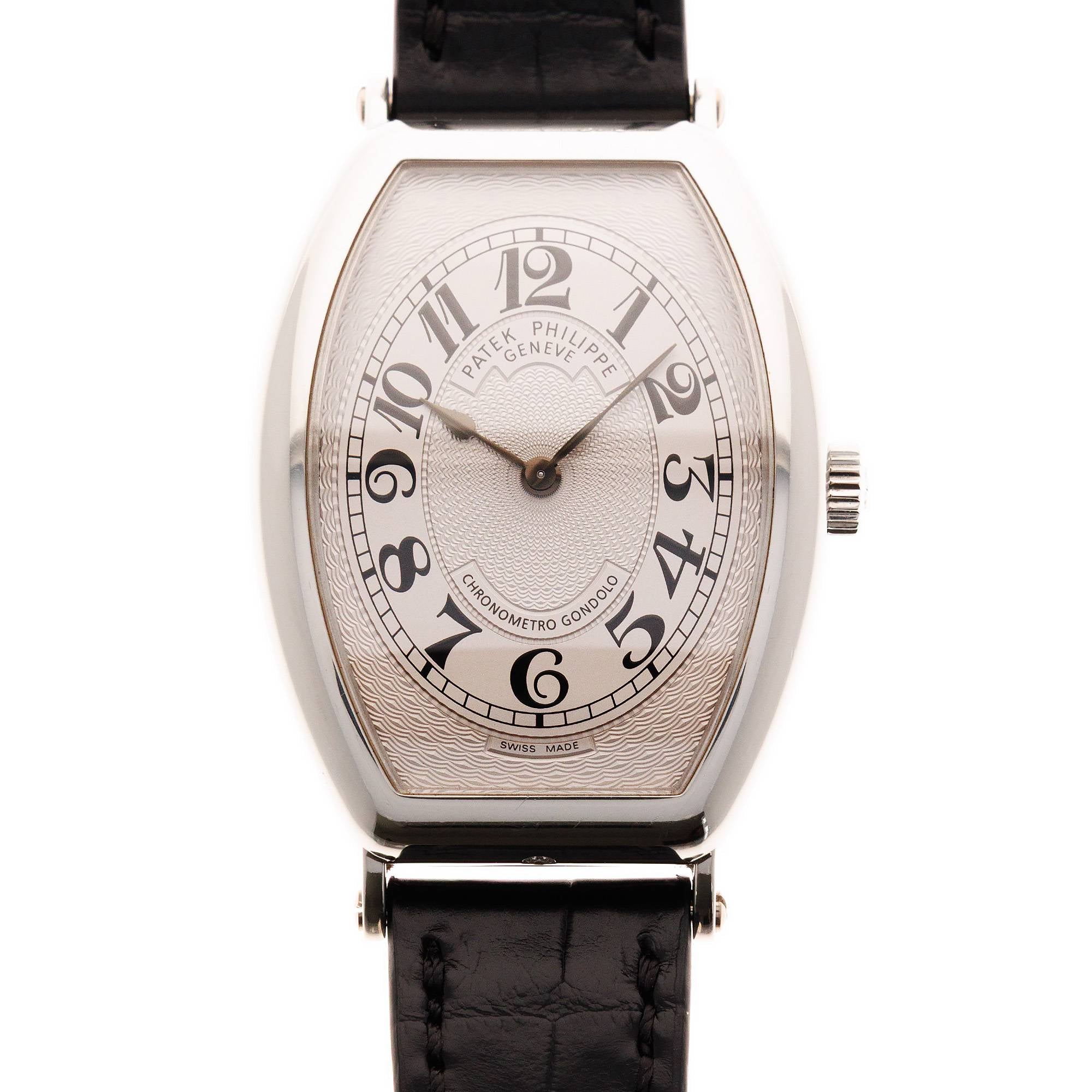 Patek Philippe Platinum Gondolo Watch Ref. 5098