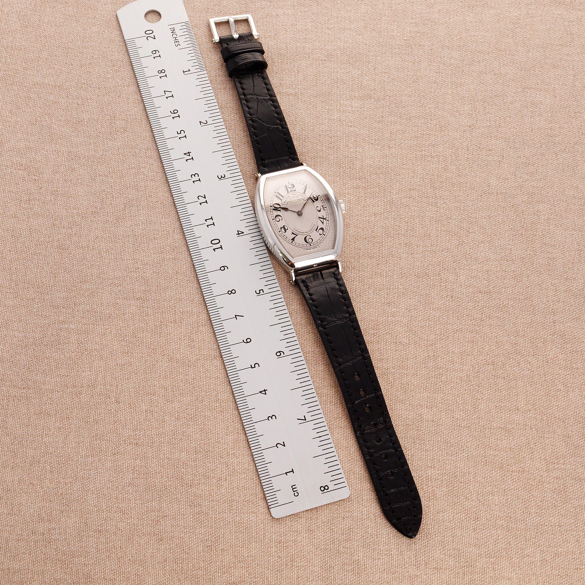 Patek Philippe Platinum Gondolo Watch Ref. 5098