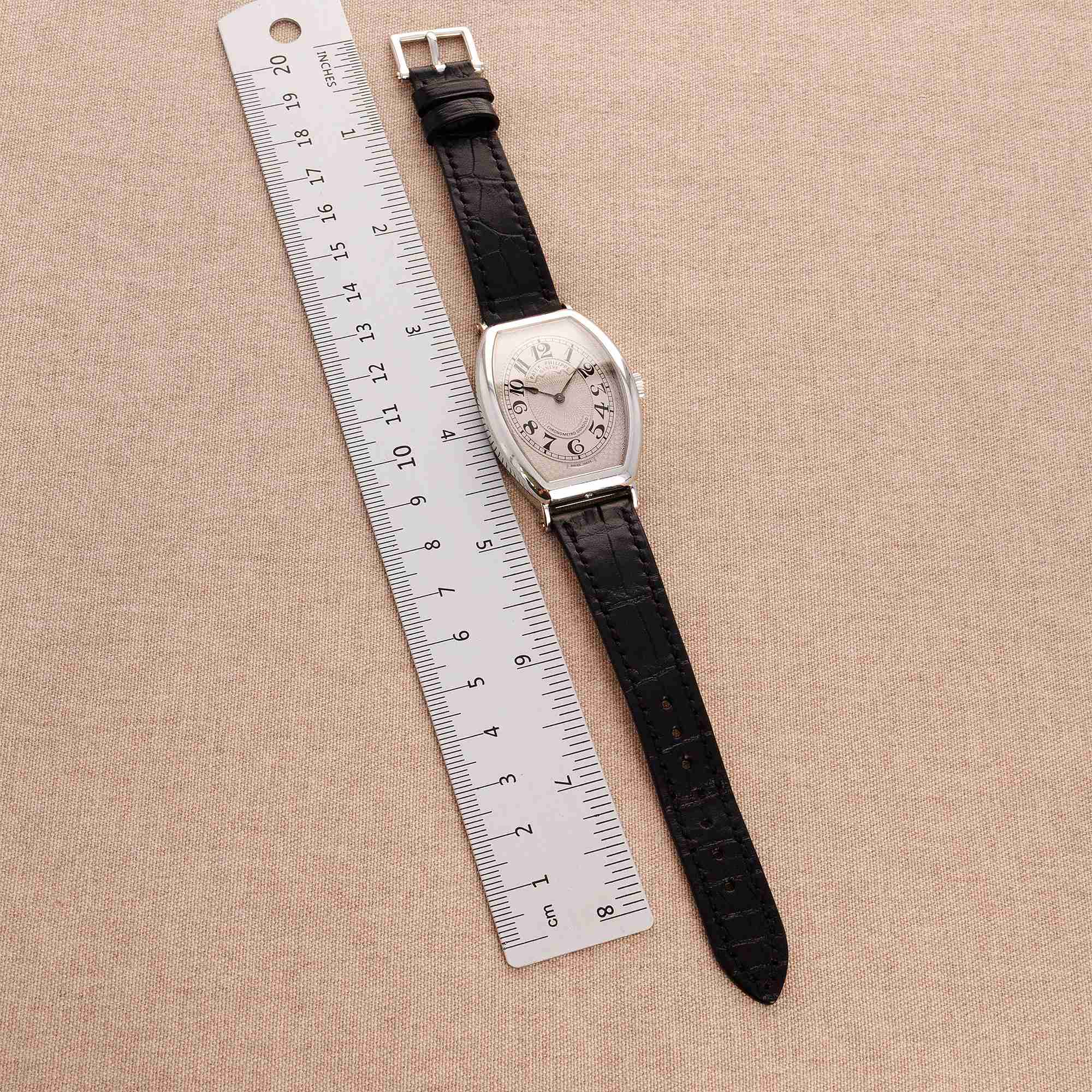 Patek Philippe Platinum Gondolo Watch Ref. 5098