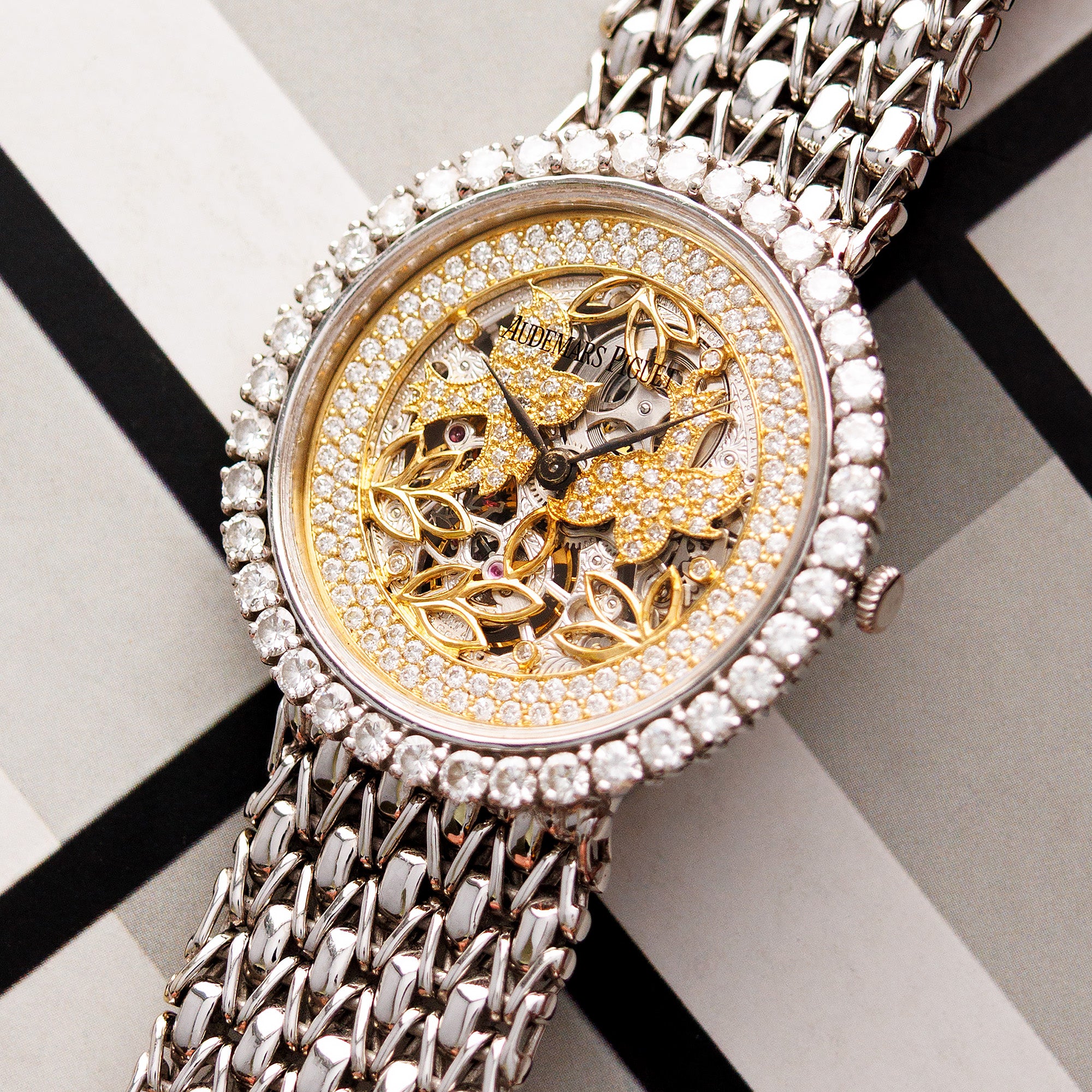 Audemars Piguet - Audemars Piguet White Gold Diamond Skeleton Birds Watch - The Keystone Watches