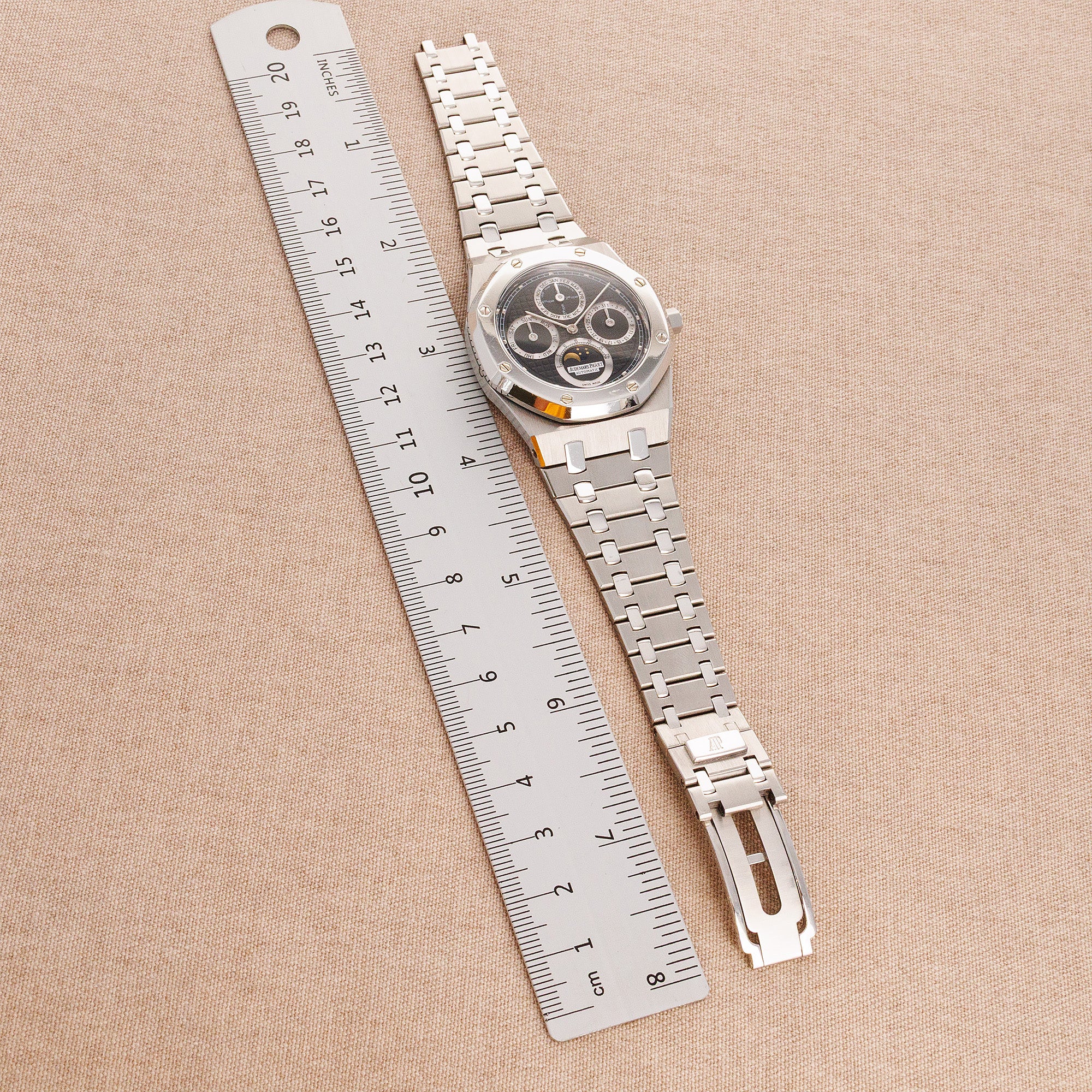 Audemars Piguet Steel & Platinum Royal Oak Perpetual Calendar Watch Ref. 25820SP