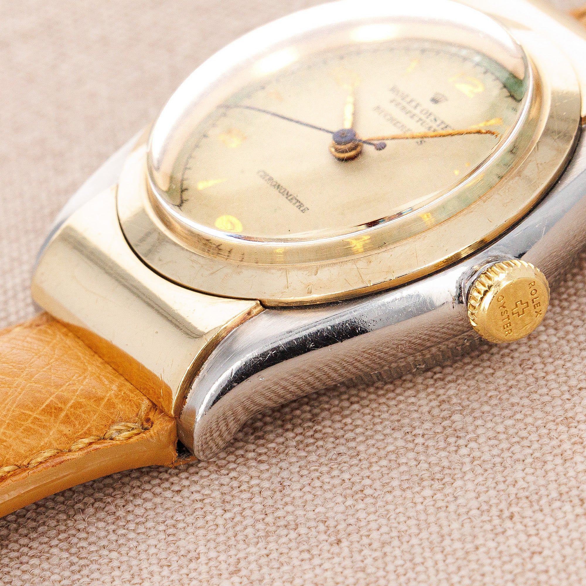 Rolex - Rolex Two-Tone Oyster Perpetual Hooded Bubbleback Ref. 3065, Retailed by Bucherers - The Keystone Watches