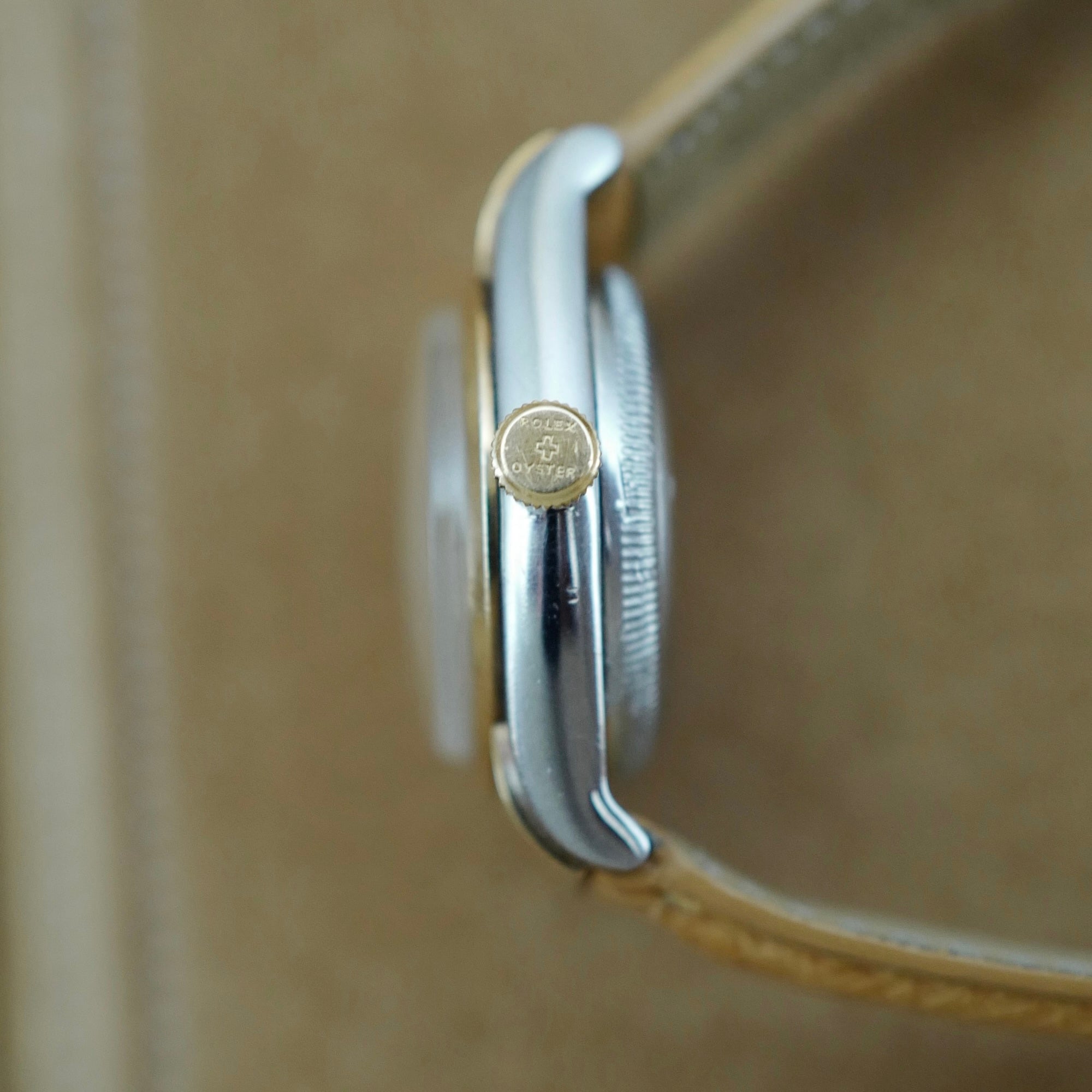 Rolex Two-Tone Oyster Perpetual Hooded Bubbleback Ref. 3065, Retailed by Bucherers (New Arrival)