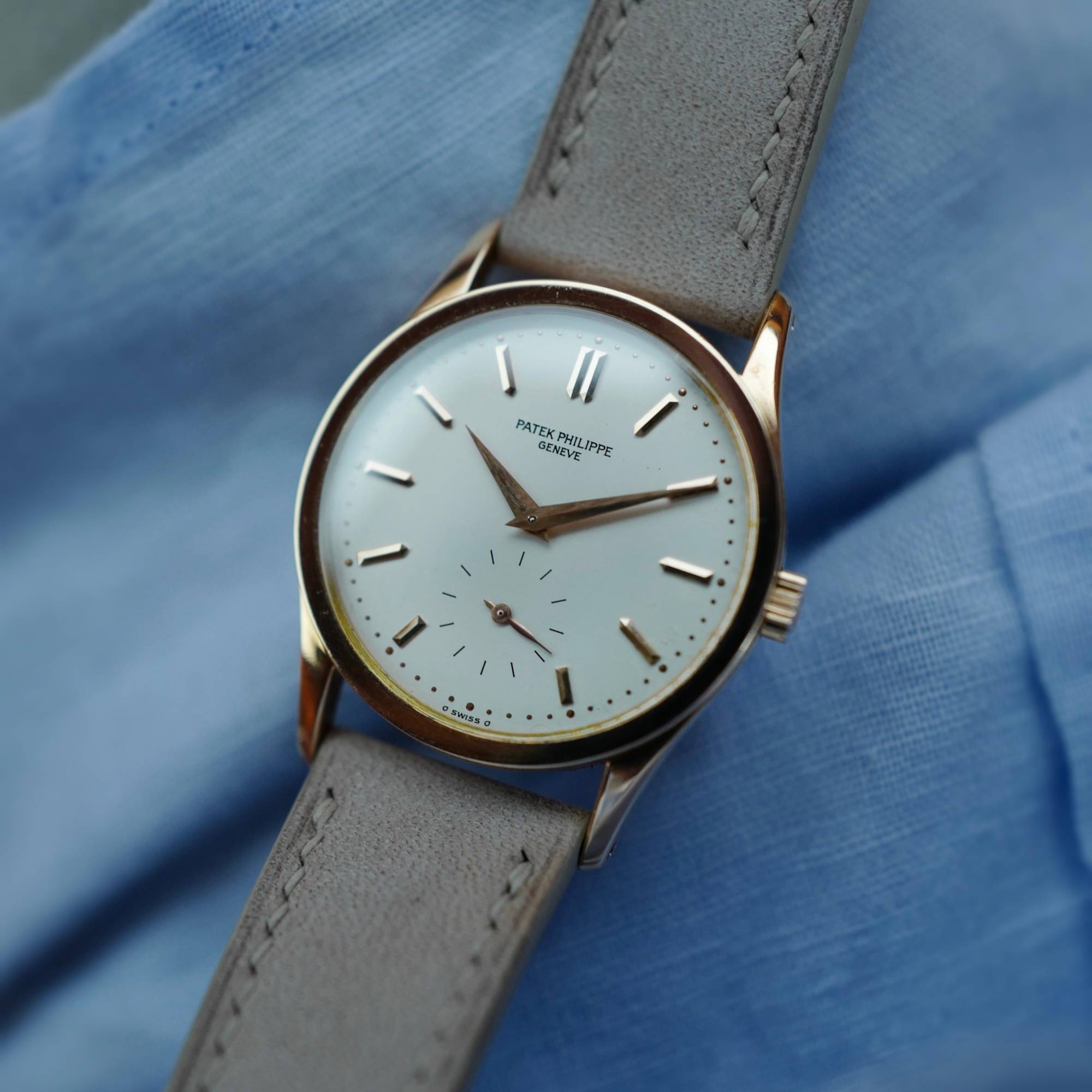 Patek Philiipe Rose Gold Calatrava Watch Ref. 3796