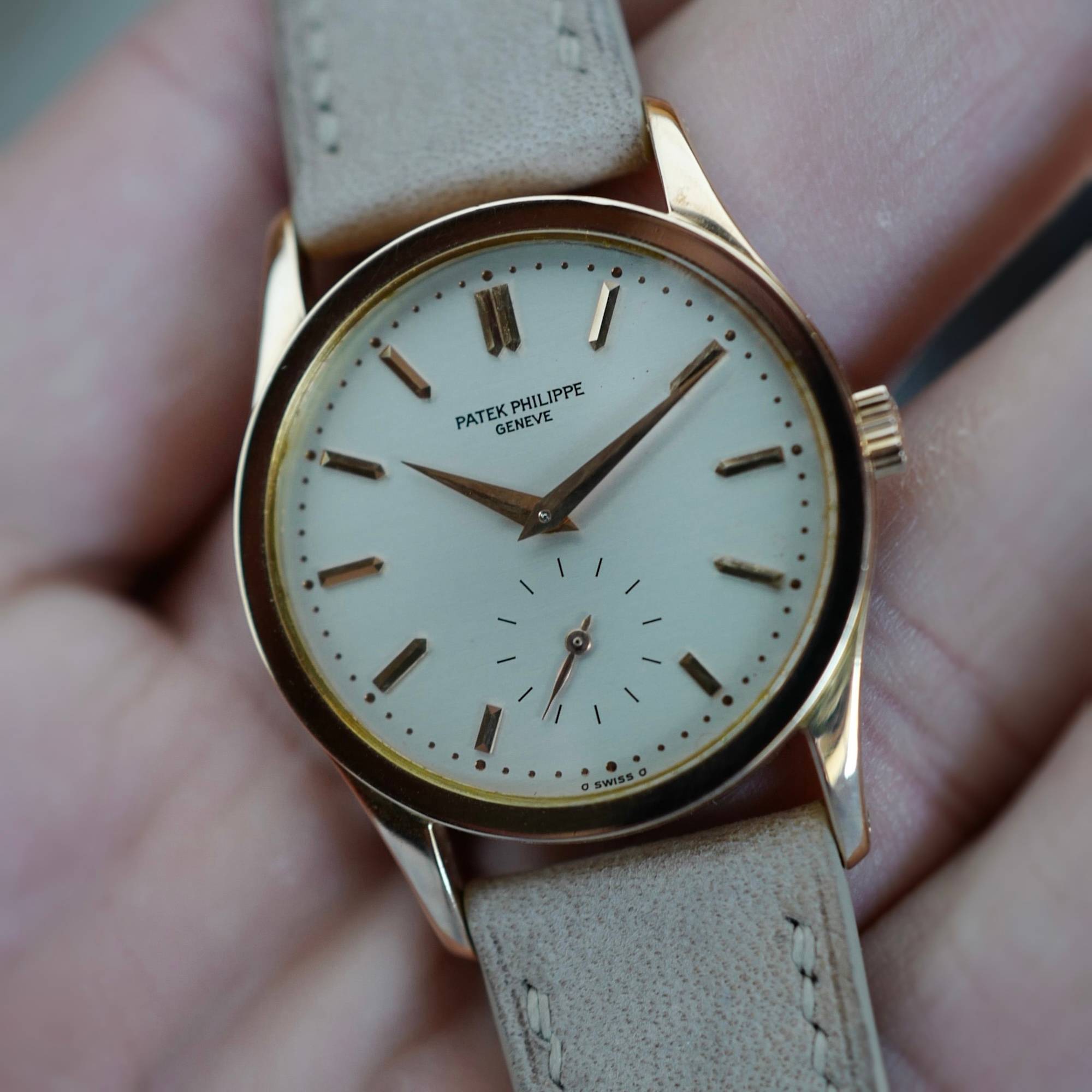 Patek Philiipe Rose Gold Calatrava Watch Ref. 3796