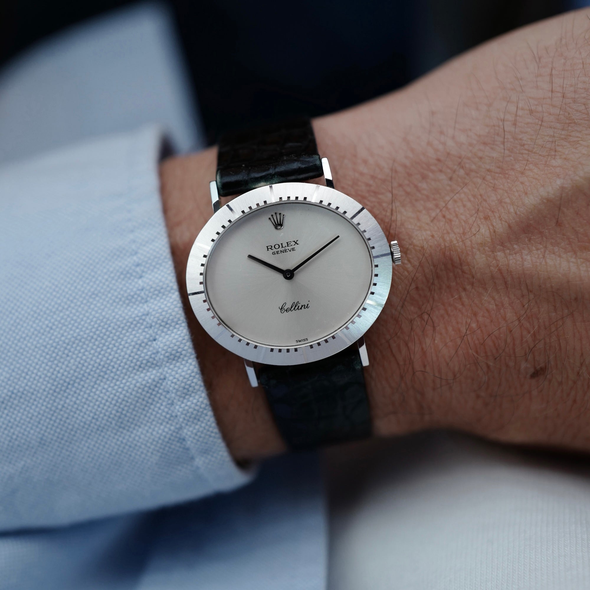 Rolex White Gold Cellini Ref. 4083