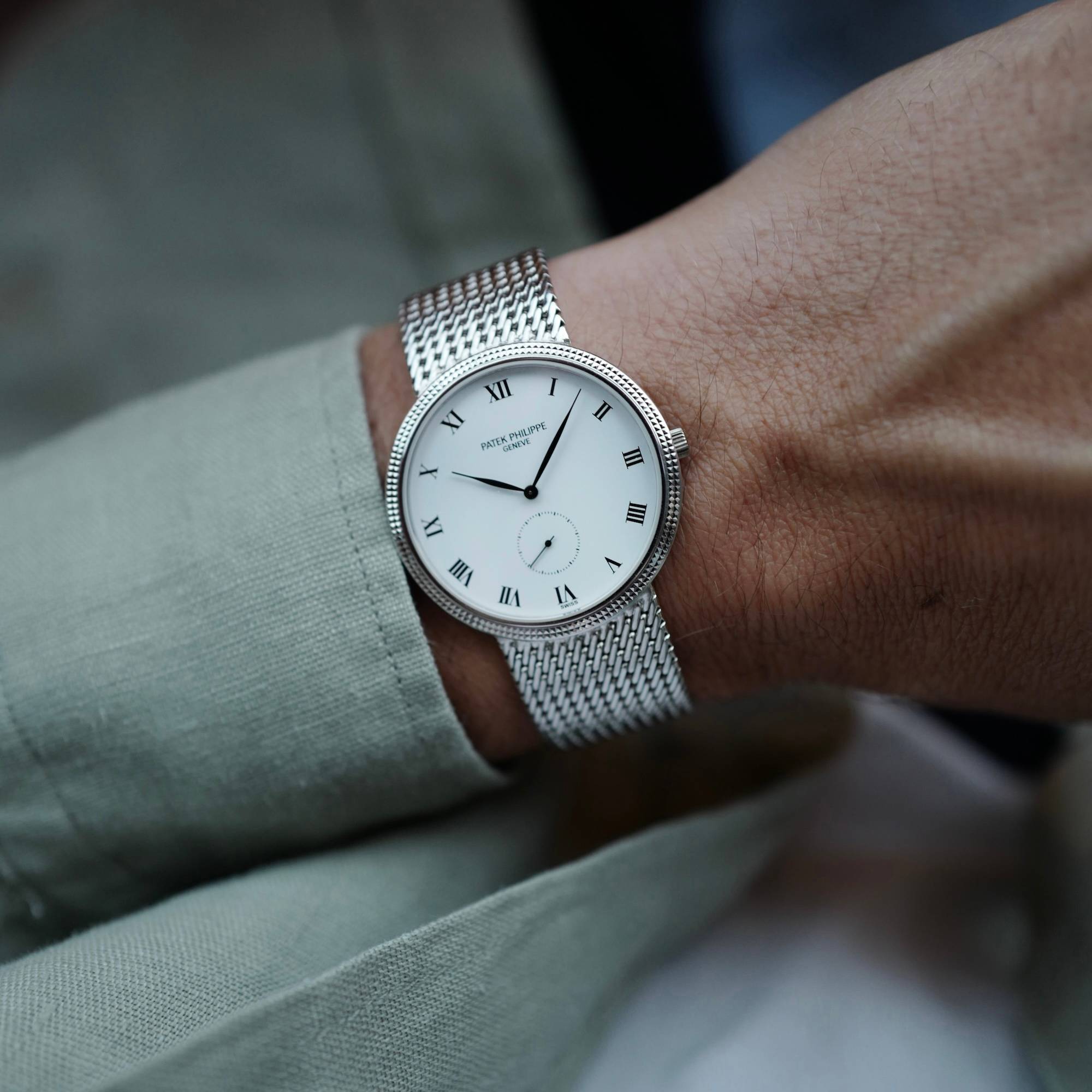 Patek Philippe - Patek Philiipe White Gold Calatrava Watch Ref. 3919 (New Arrival) - The Keystone Watches