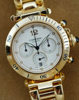 Cartier Yellow Gold Pasha Chronograph Ref. W3014051