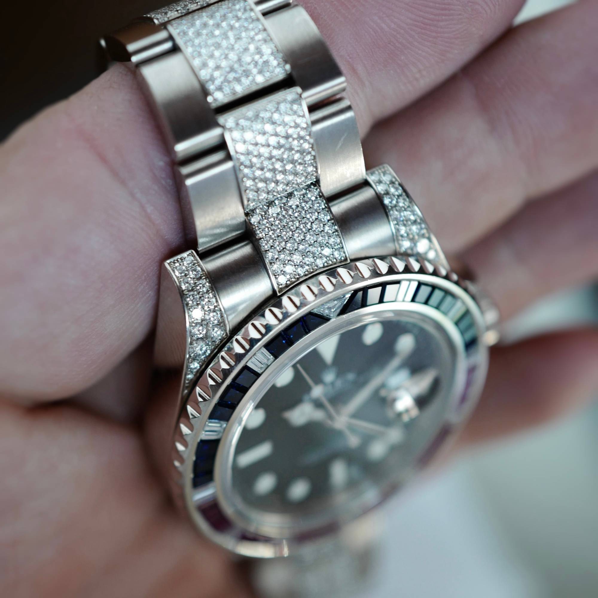 Rolex White Gold SARU GMT-Master II Watch Ref. 116759SARU