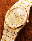 Audemars Piguet YG Royal Oak Factory Diamonds 56343BA Naked