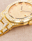 Audemars Piguet YG Royal Oak Factory Diamonds 56343BA Naked