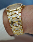 Audemars Piguet YG Royal Oak Factory Diamonds 56343BA Naked