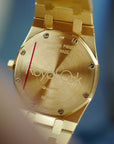 Audemars Piguet YG Royal Oak Factory Diamonds 56343BA Naked