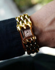 Omega Yellow Gold Bracelet Cover Watch