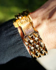 Omega - Omega Yellow Gold Bracelet Cover Watch - The Keystone Watches