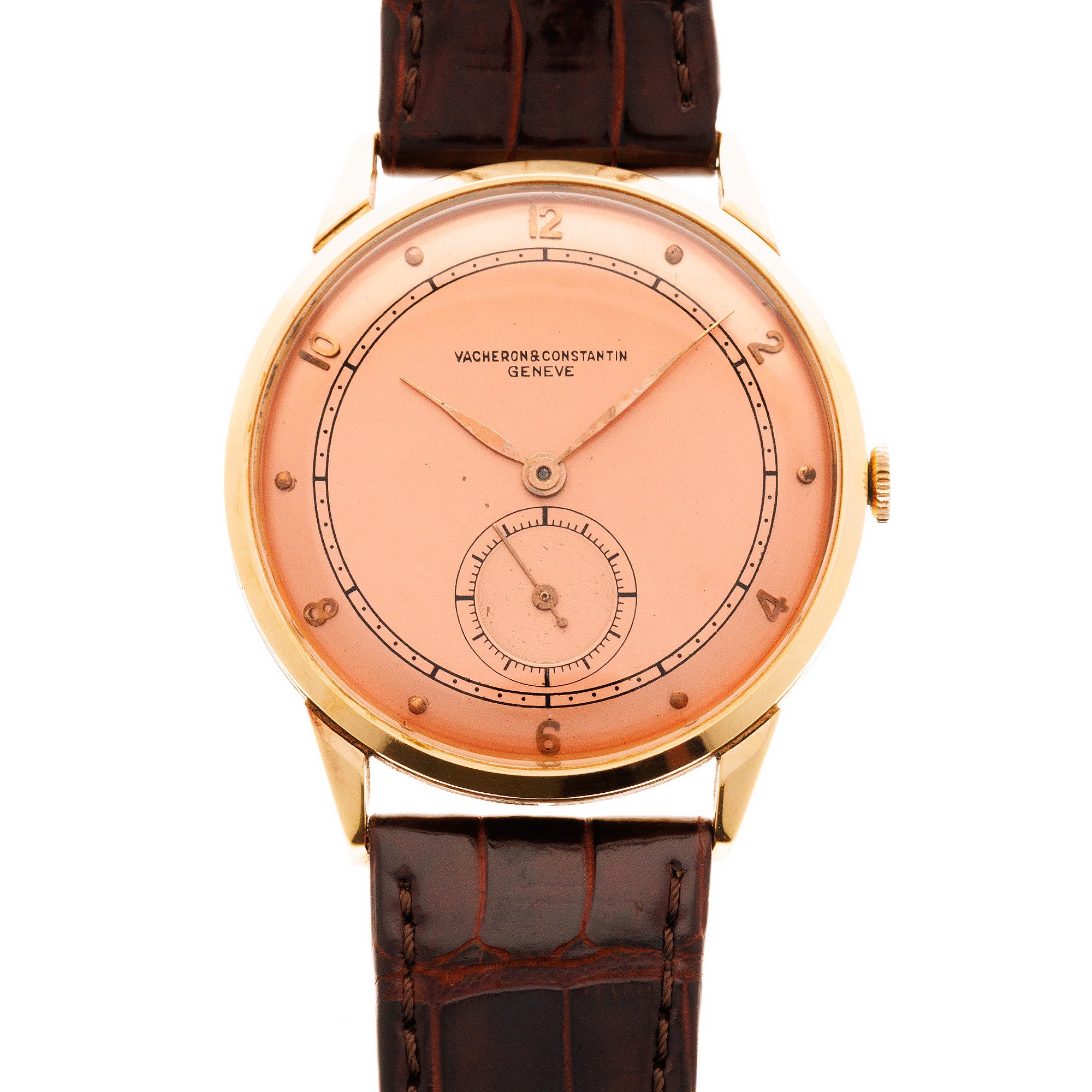 Vacheron Constantin Rose Gold Watch with Pink Dial