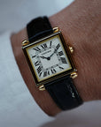 Cartier - Cartier Yellow Gold Tank Obus Ref. 1630 with Black Enamel - The Keystone Watches