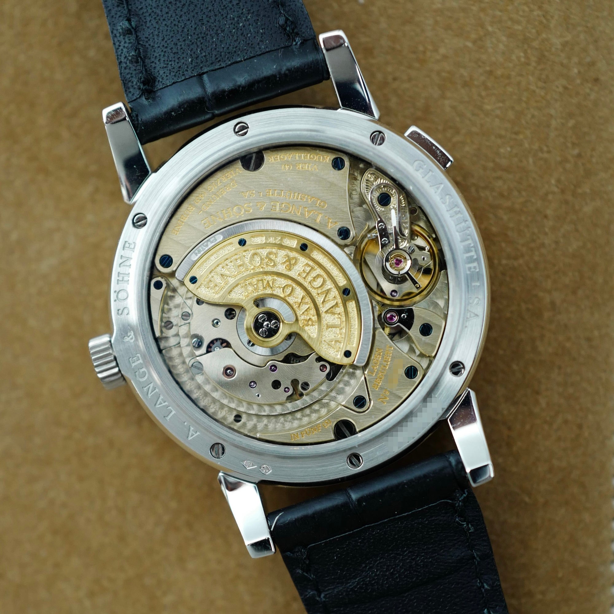 A. Lange & Sohne Platinum Langematik Perpetual Calendar Ref. 310.025