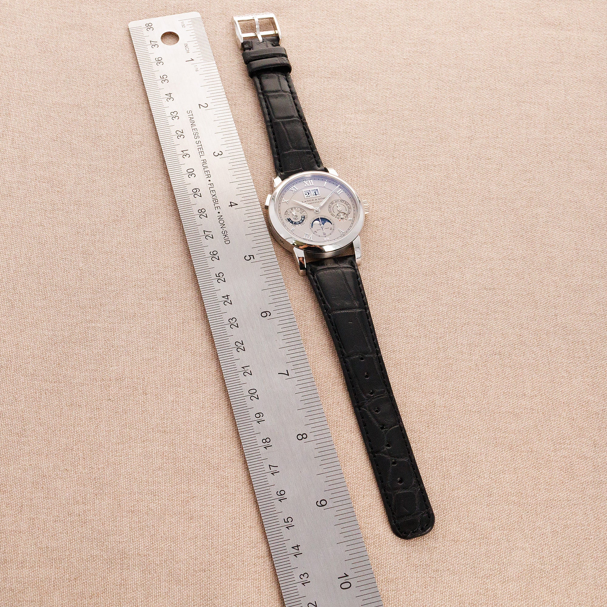 A. Lange & Sohne Platinum Langematik Perpetual Calendar Ref. 310.025