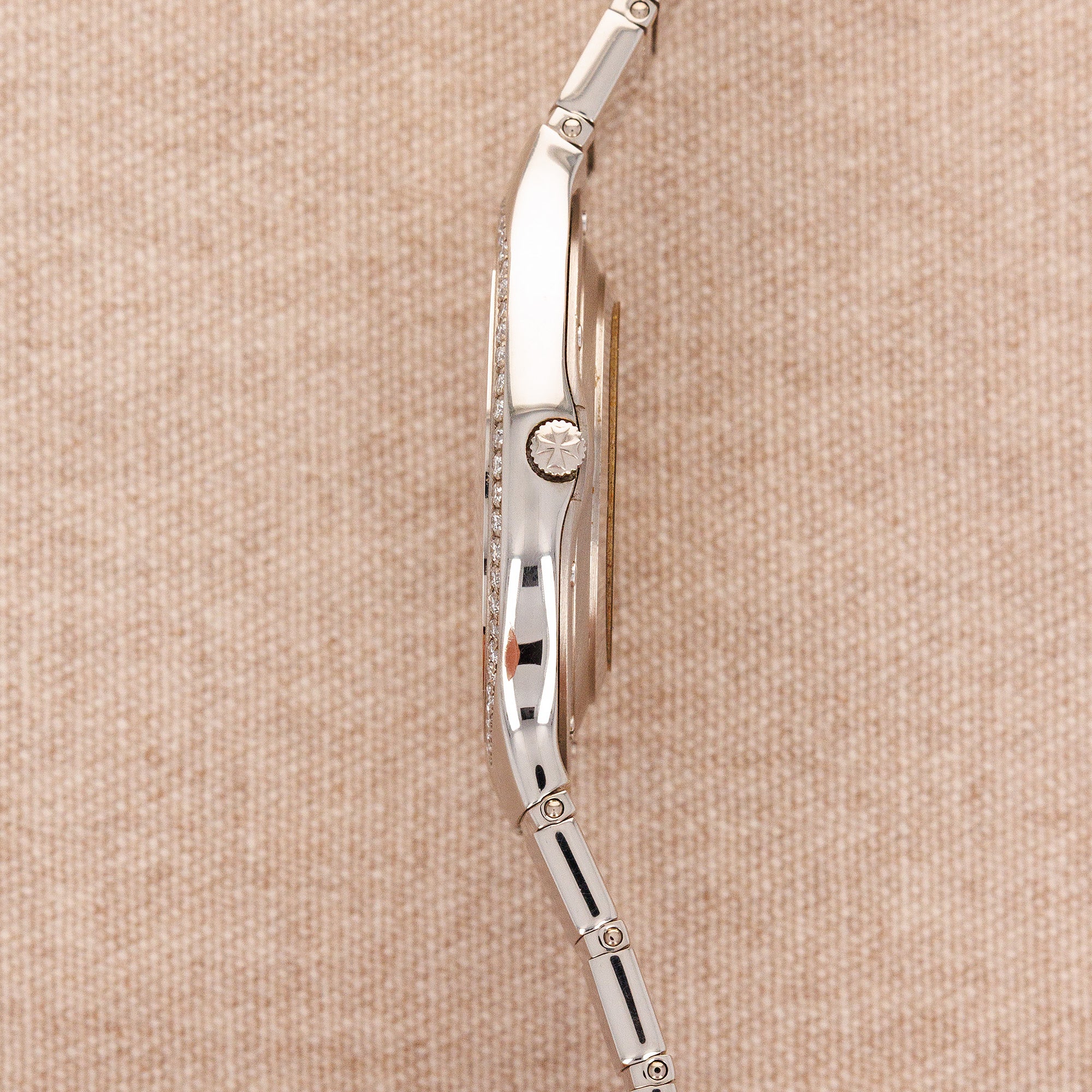 Vacheron Constantin White Gold Phidias Ref. 48010 with Pave Diamond Dial