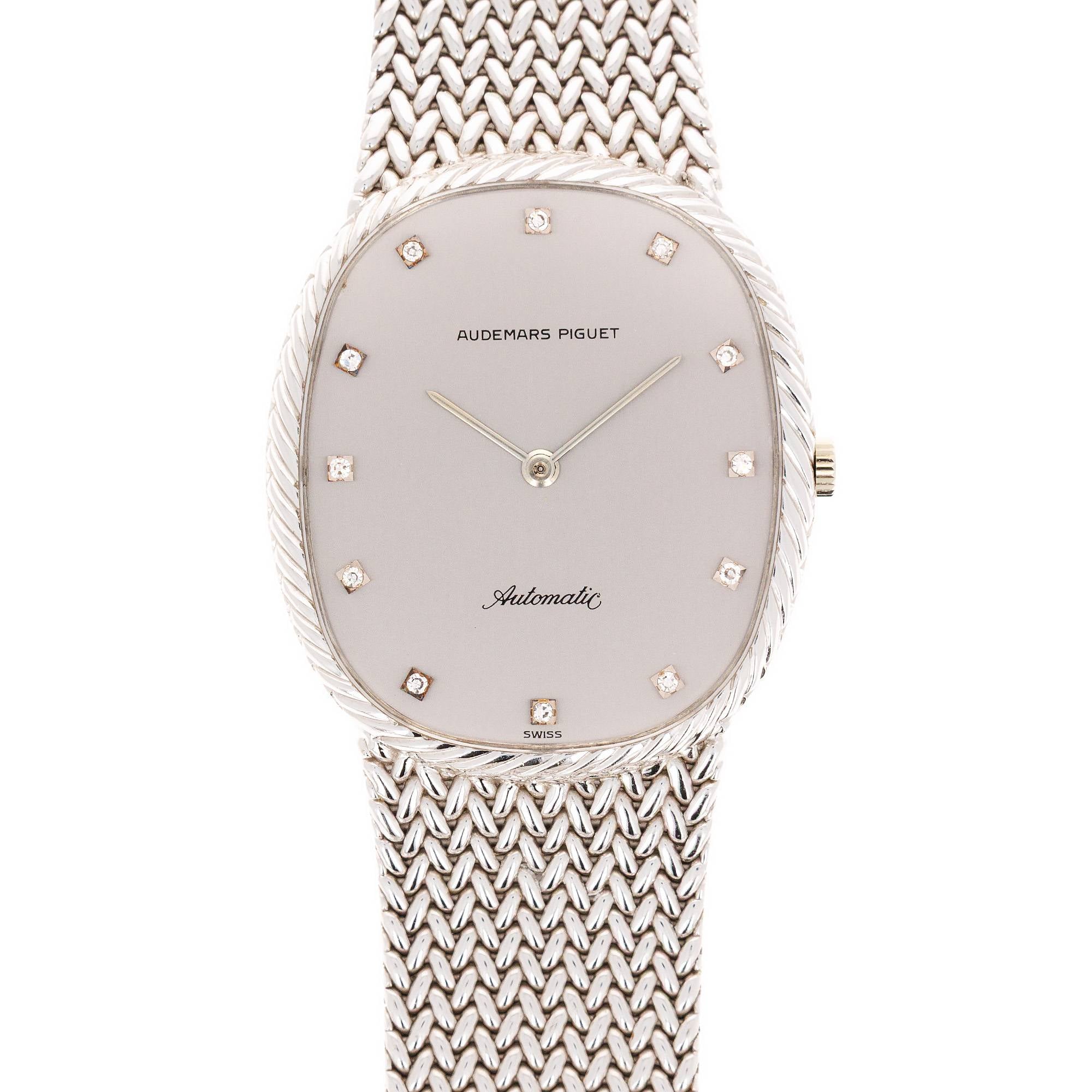 Audemars Piguet - Audemars Piguet White Gold Jumbo Automatic Watch - The Keystone Watches