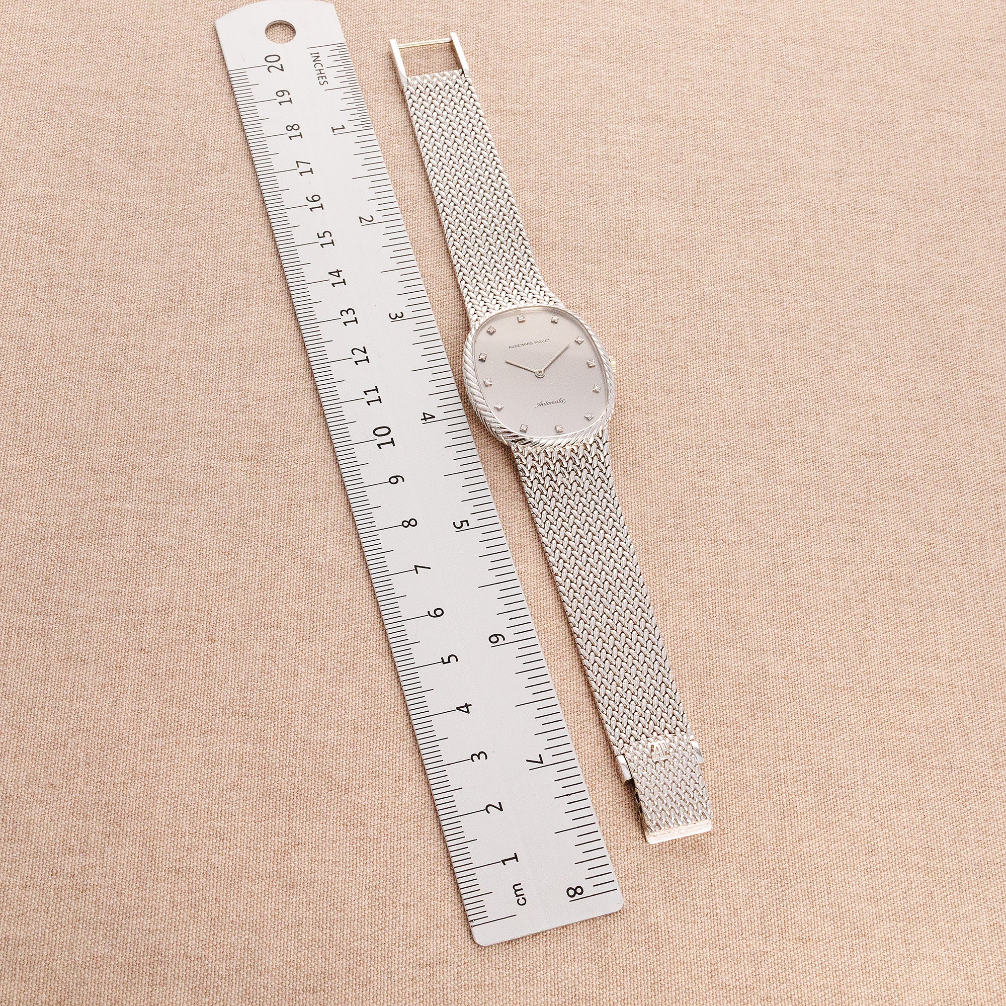 Audemars Piguet White Gold Jumbo Automatic Watch