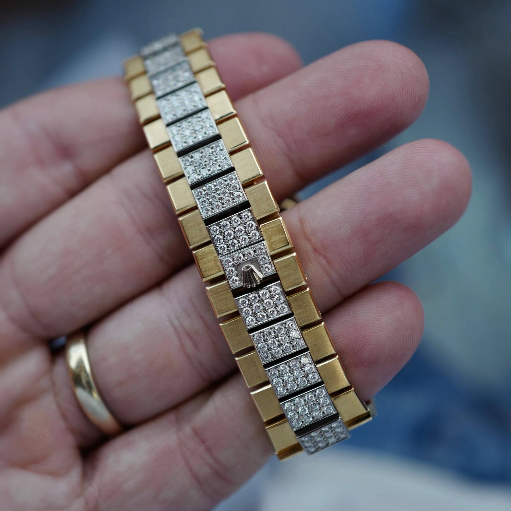 Rolex Yellow Gold Diamond Cellini Watch Ref. 5155/8