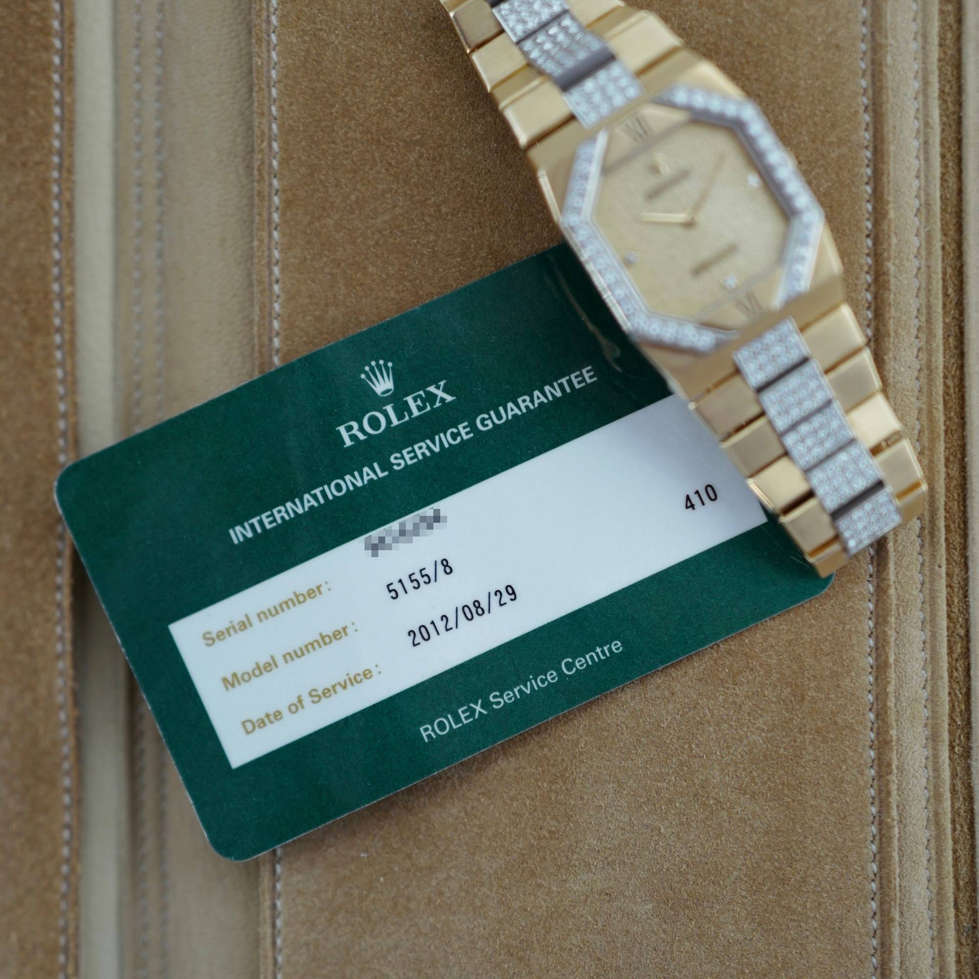 Rolex Yellow Gold Diamond Cellini Watch Ref. 5155/8