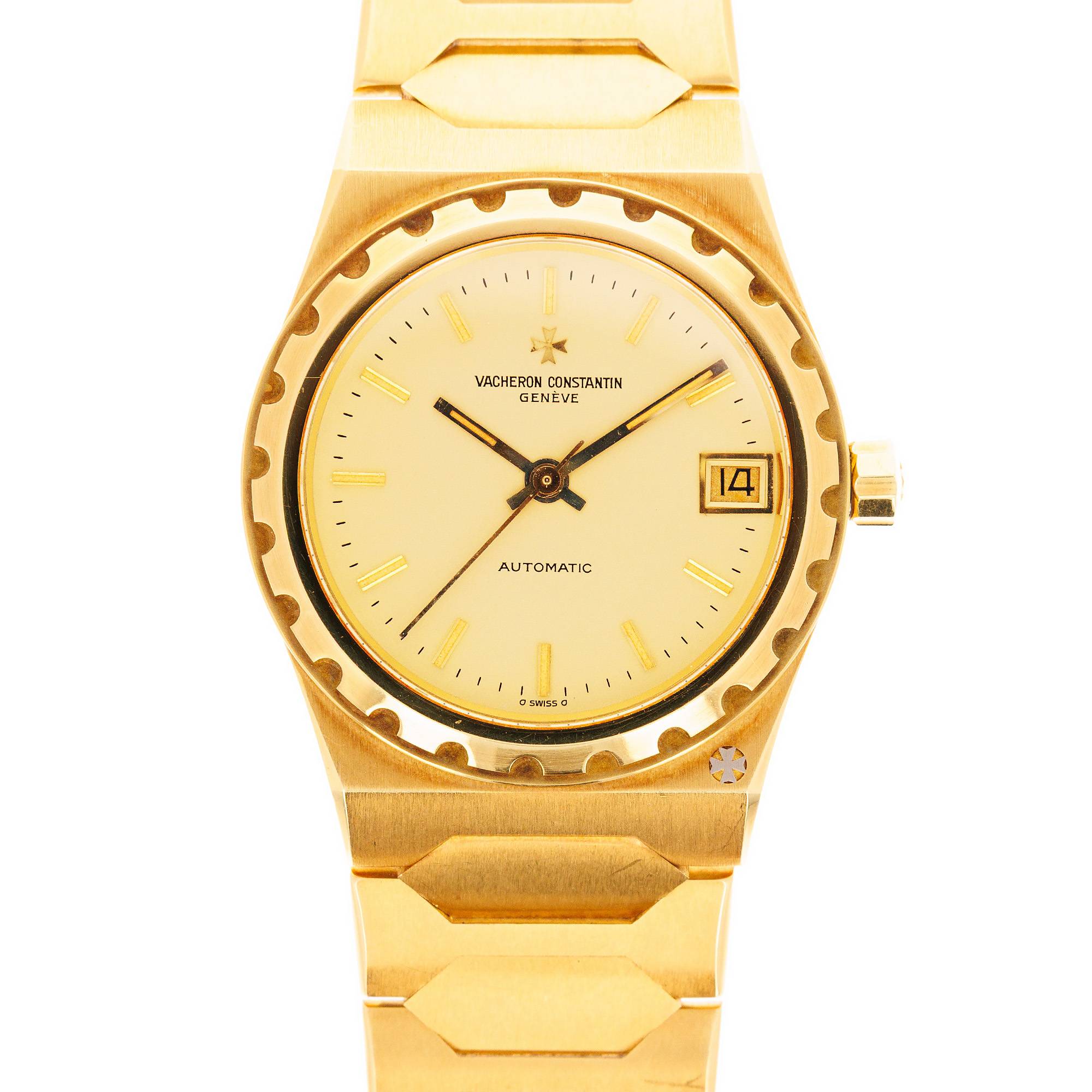 Vacheron Constantin Yellow Gold 222 Ref. 46003 with Box and Extract Paper