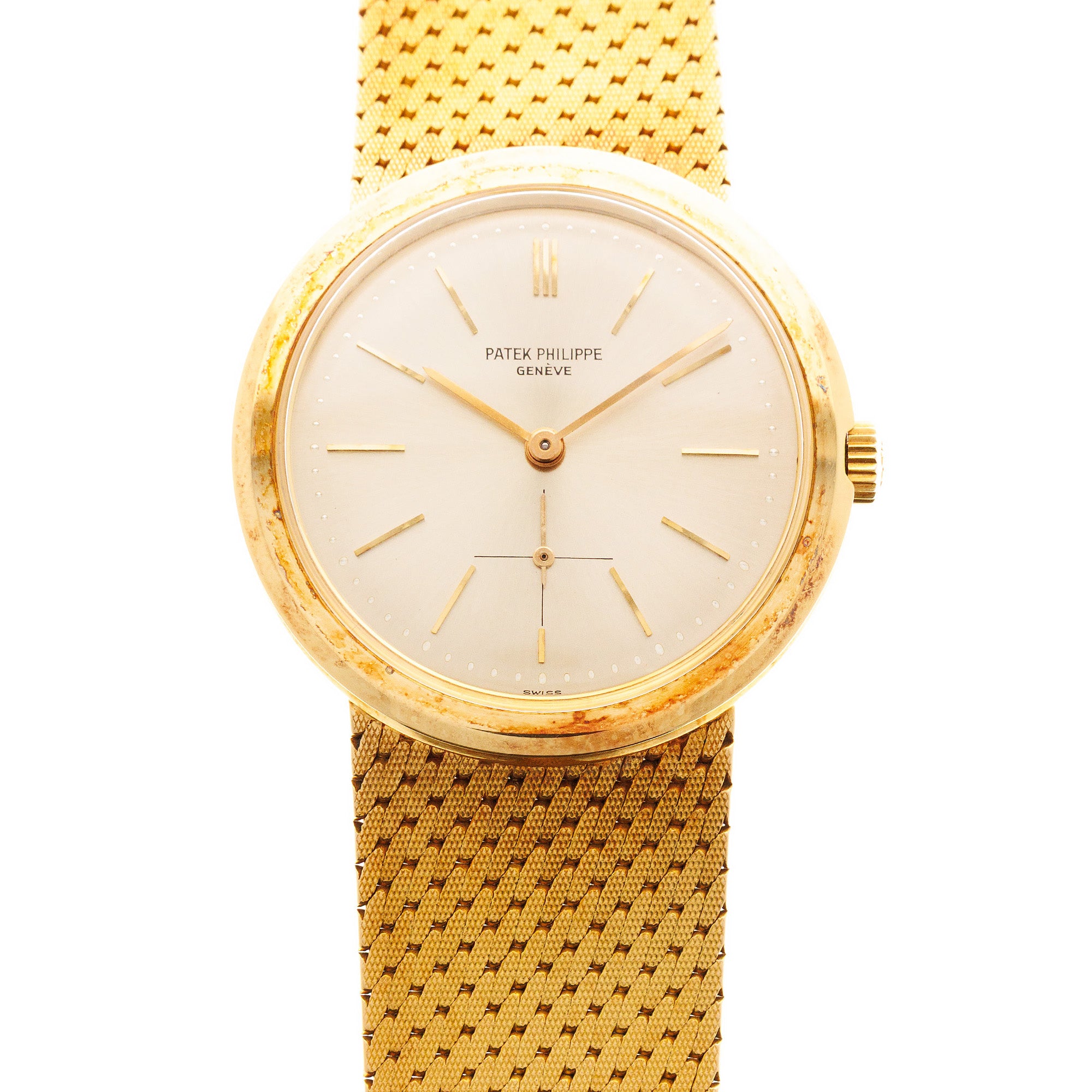 Patek Philippe Yellow Gold Calatrava Ref. 3440 on Gey Freres Band