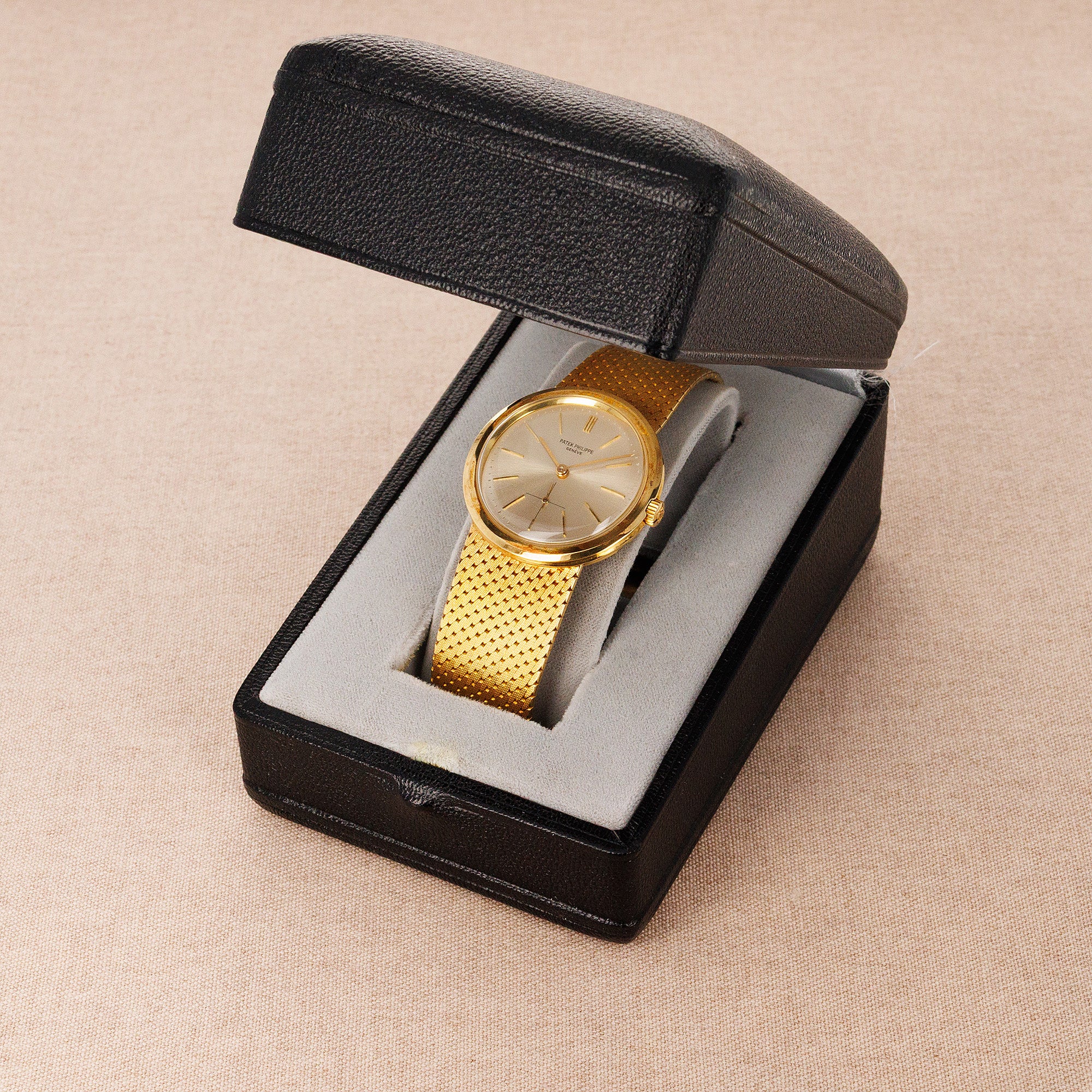 Patek Philippe Yellow Gold Calatrava Ref. 3440 on Gey Freres Band