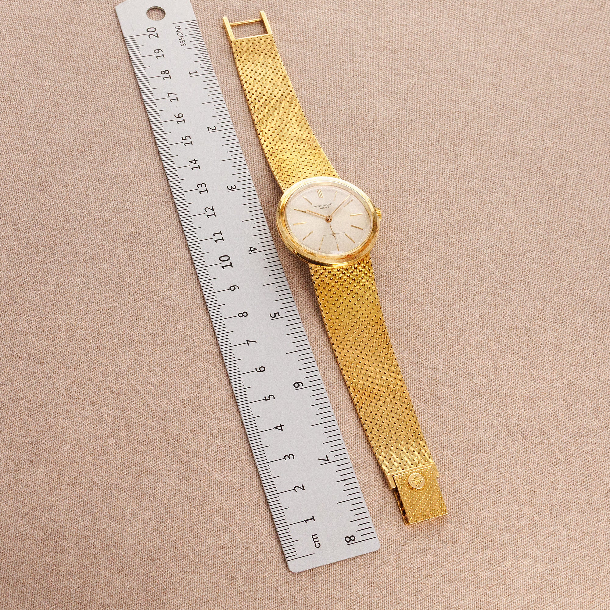 Patek Philippe Yellow Gold Calatrava Ref. 3440 on Gey Freres Band