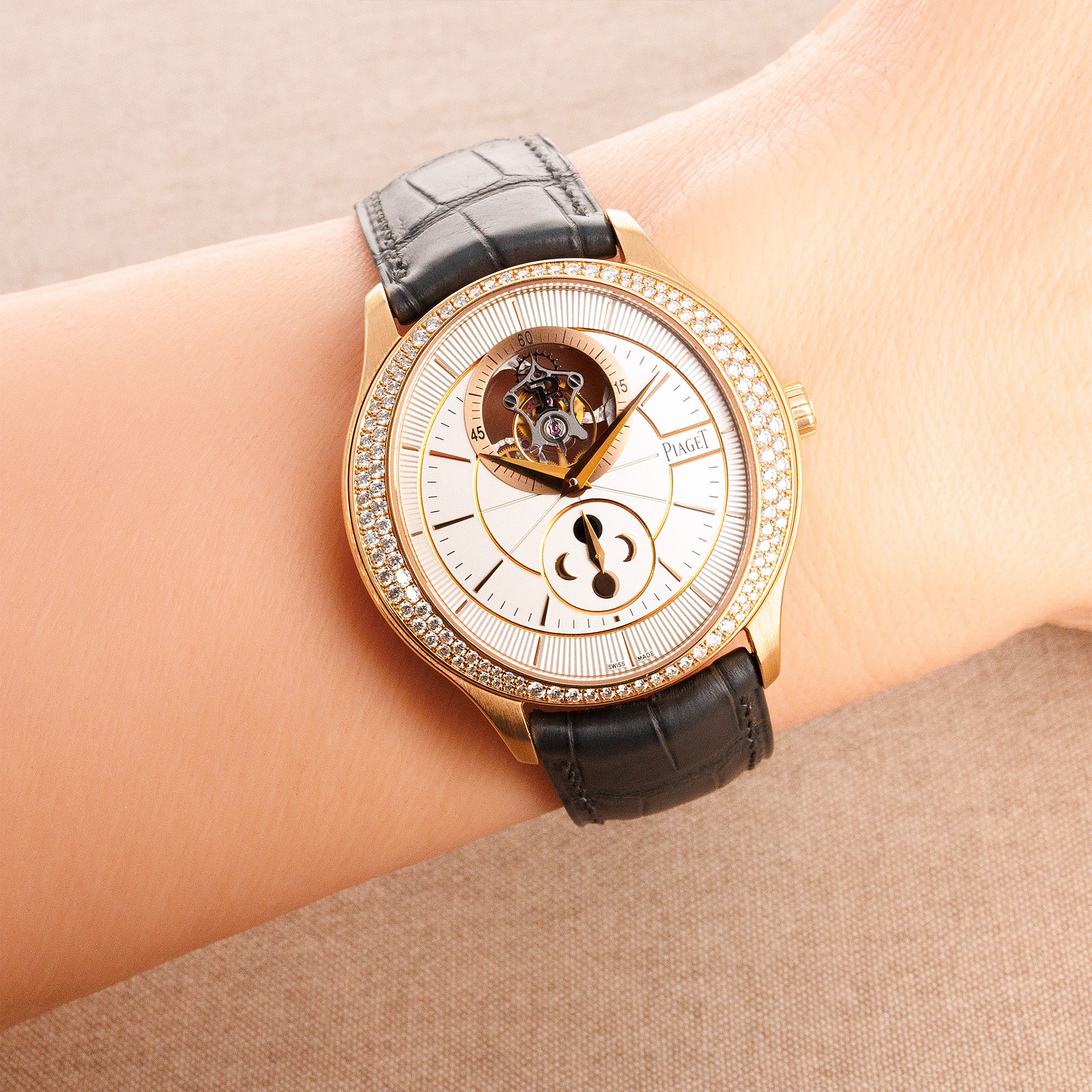 Piaget - Piaget Rose Gold Gouverneur Tourbillon Ref. GOA39116 - The Keystone Watches