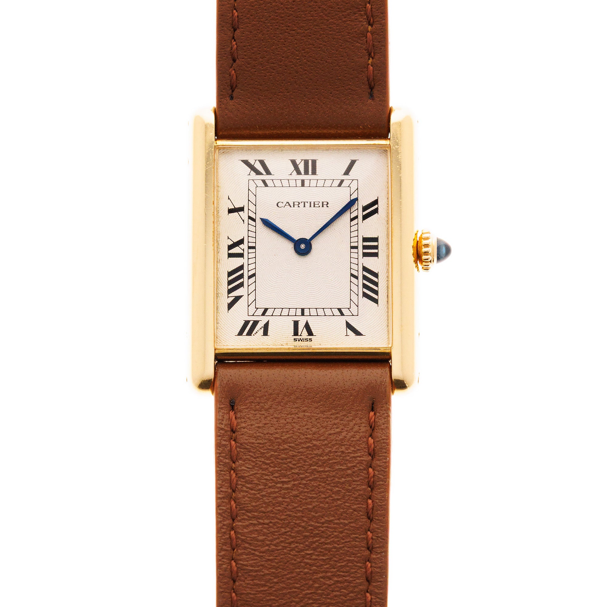 Cartier - Cartier Yellow Gold Extra Plate Tank Ref. 96065 - The Keystone Watches