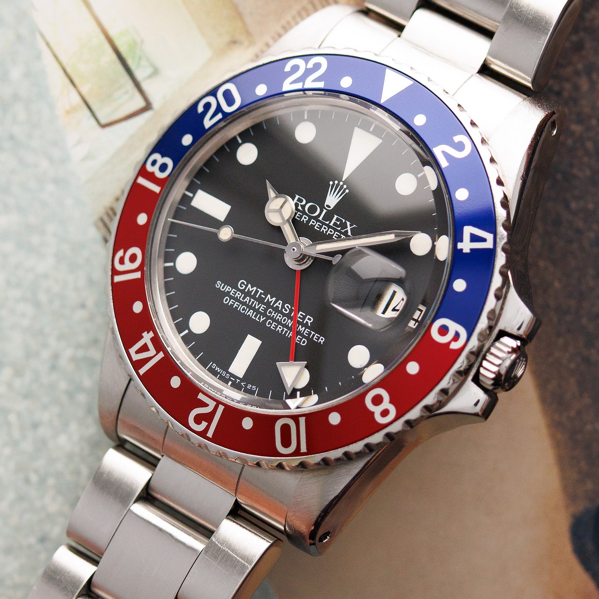 Rolex Vintage Steel GMT-Master Pepsi Ref. 1675