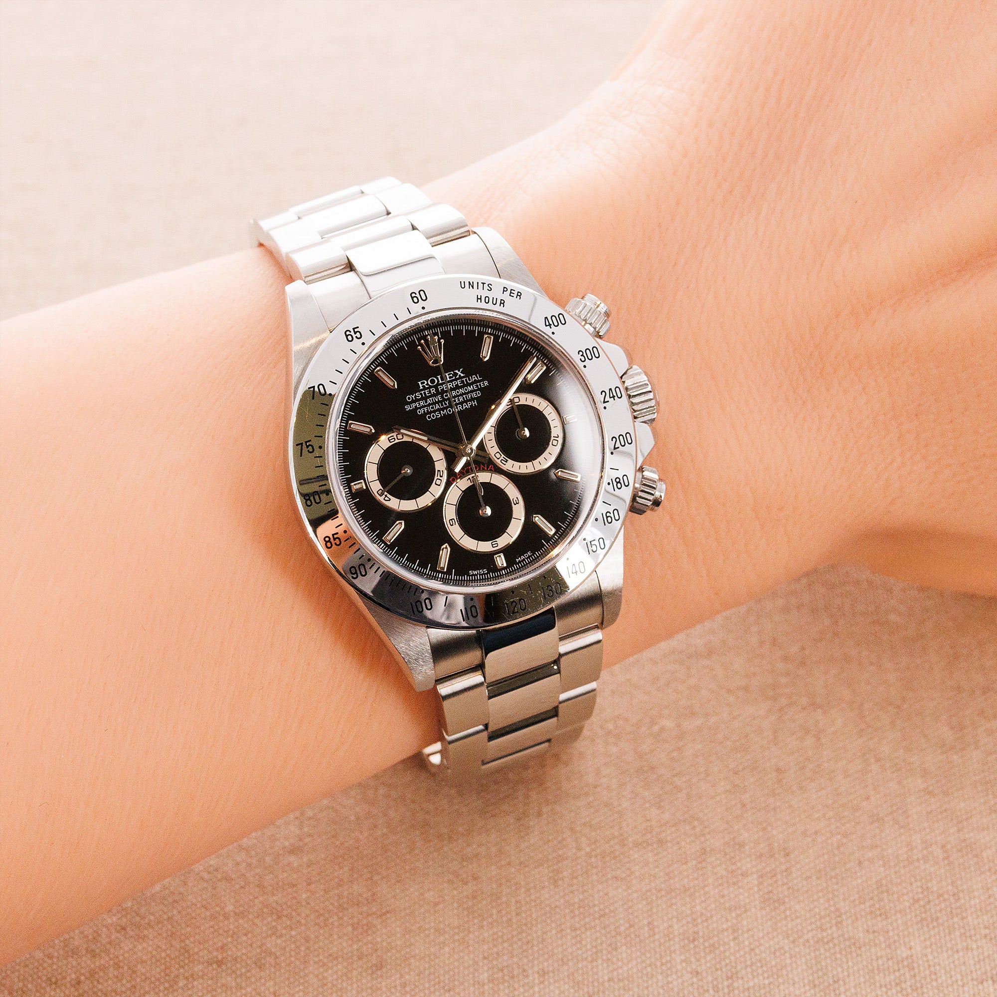Rolex Zenith Daytona Steel Ref. 16520 in Like New Condition