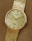 Rolex Yellow Gold Cellini Watch Ref. 4934/8 with Logo Bracelet