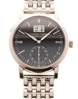 A. Lange & Sohne White Gold Langematik Big Date Ref. 308.027 on Wellendorf Bracelet