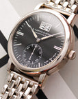 A. Lange & Sohne White Gold Langematik Big Date Ref. 308.027 on Wellendorf Bracelet