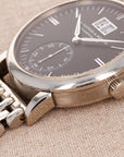 A. Lange & Sohne White Gold Langematik Big Date Ref. 308.027 on Wellendorf Bracelet
