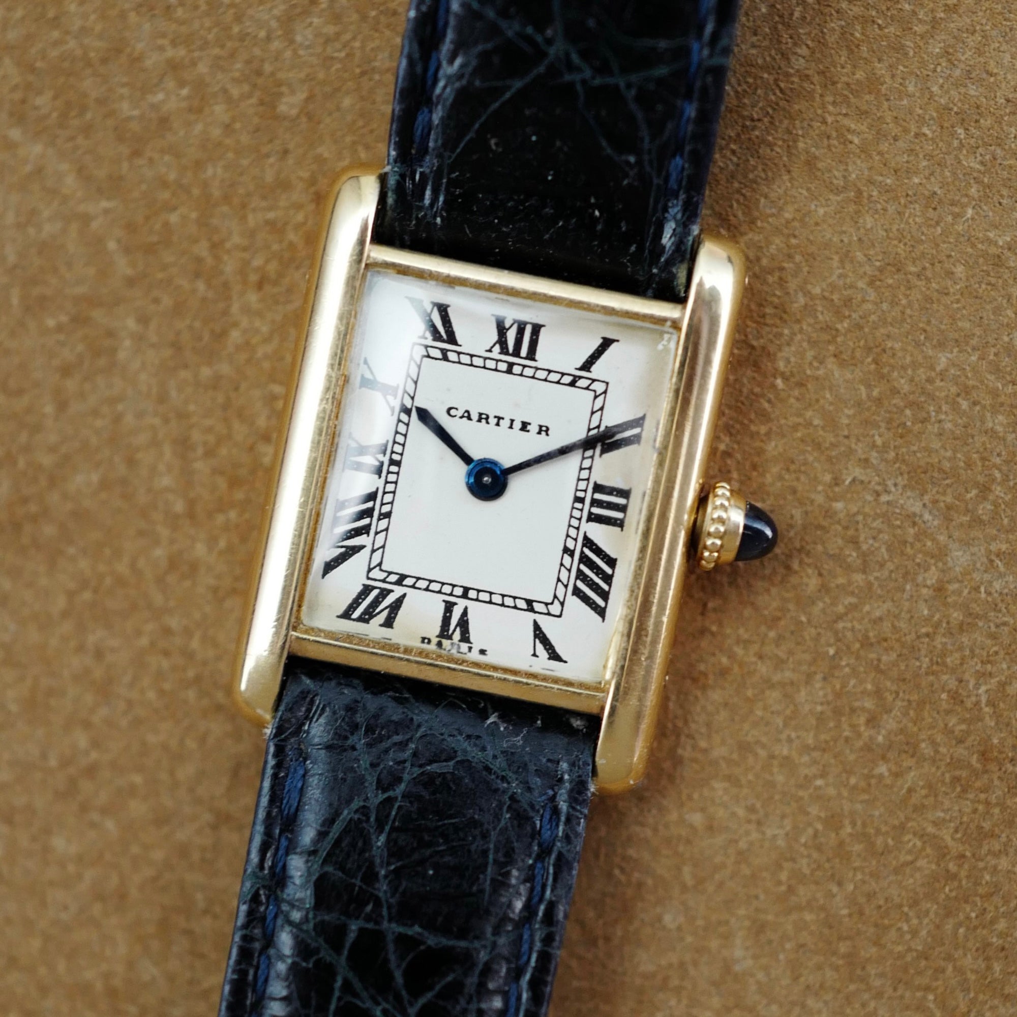 Cartier Paris Yellow Gold Tank Louis Watch